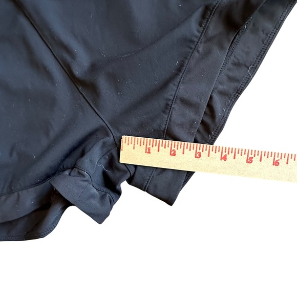 Lululemon‎ Shorts Size 4 Black Running Shorts Elastic Waist Athletic Gym Workout - Picture 4 of 7